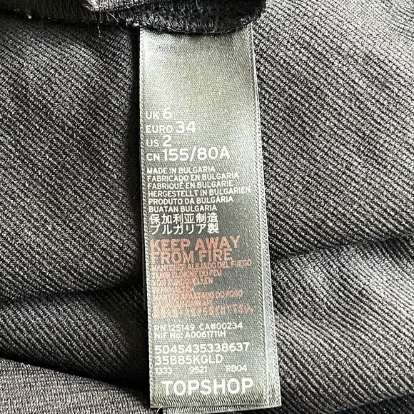 Glam Metallic Topshop Bodycon Dress – Holiday  NYE Party US 2 - Picture 7 of 9